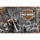 ハーレーダビッドソン Harley-Davidson Favourite Ride/ ブリキ看板 TIN SIGN アメリカン雑貨 インテリア