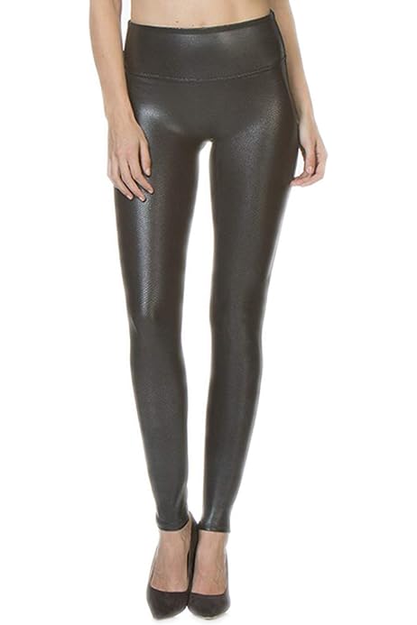 Spanx Womens Faux Leather Leggings 