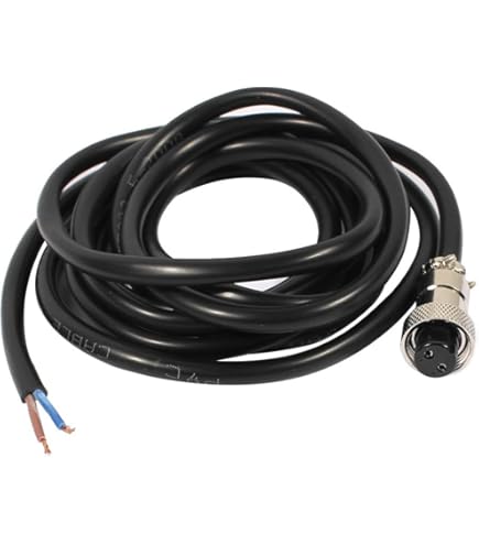FOWIUNYE 3.28 Ft GX16 4 Pin Cable Male To Female Head Aviation Cordset, GX16 4 Pin Panel Mount Circular Metal Aviation Connector Adapter Female To - View #11