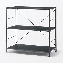 Amazon.co.jp: 無印良品 スチールユニットシェルフ・スチール棚セット