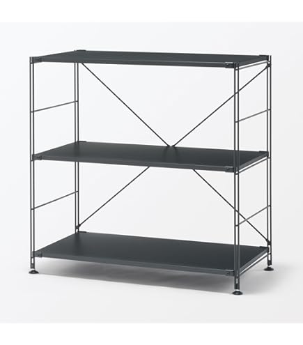 Amazon｜無印良品 ステンレスユニットシェルフ・ステンレス棚セット