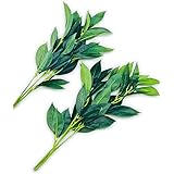 日本製 榊 造花 神棚 さかき 神具 サカキ 光触媒加工 (除菌・消臭) 本物品質 リアル Mサイズ 33cm 一対(２本セット)