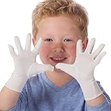 Amazon Co Jp ニーク 子供用 白 手袋 ひっかき防止 作業 コスチューム 軍手 マーチング用 ４組 セット L プレーン 服 ファッション小物