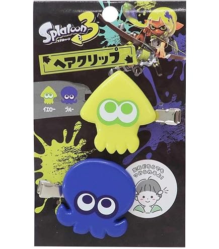 ヘアゴム　ベビーヘアクリップ　イカさん１〜２ ヘアゴム ベビーヘアクリップ イカさん1〜2