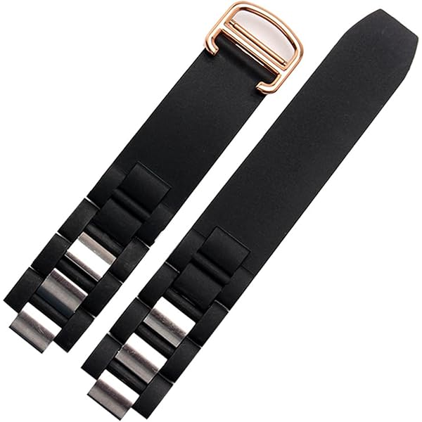 Amazon | 腕時計 ベルト シリコン ラバーバンド (For 21 Chronoscaph