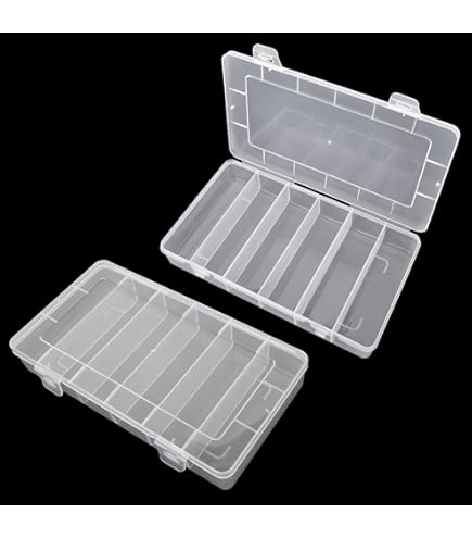 BTOER 3 Layers Fishing Tackle Box Tool Box Organizer Storage Box Cantilever Box Folding Tool Tackle Box Multipurpose Tool Storage Box A