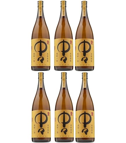 Amazon.co.jp: 〔麦焼酎〕 25度 中々 1．8L 6本 黒木本店