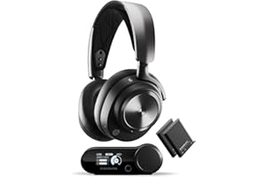 SteelSeries ゲーミングヘッドセット ヘッドホンArctis Nova Pro Wireless P 軽量 無線 ワイヤレス Playstation用 密閉型 ハイレゾ アクティブノイズキャンセリング搭載 Hi-Fiサウンド PC/PS 5