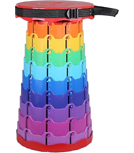 Amazon.co.jp: タカ産業 S-85 伸縮式チェアSLIM レインボー/ブルー