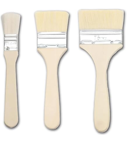 刷毛　はけ　筆 楽天市場】仕上刷毛 50mm 白毛【ハケ ブラシ 画材】看板 ポスター 舞台