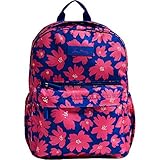 Vera Bradley Lighten Up Just Right Backpack (Art Poppies) [並行輸入品]
