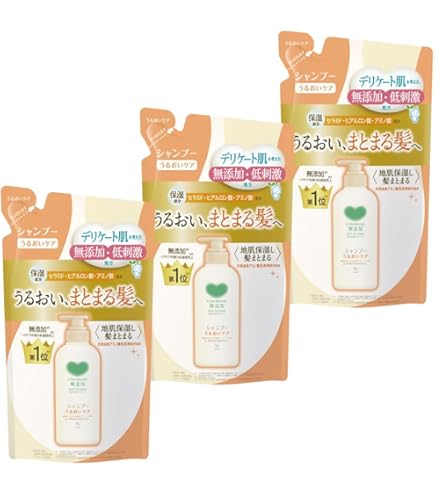 Amazon | カウブランド 無添加 シャンプー さらさら 詰替用 3個組