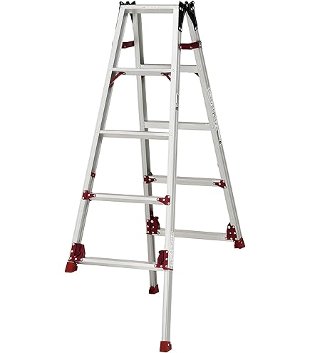 Amazon.co.jp: アルインコ 幅広踏ざん(55mm)はしご兼用脚立PRS-W