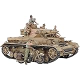 タミヤ 1/35 スケール限定 ドイツ IV号戦車F型・伝令バイクセット 北アフリカ戦線 プラモデル 25208