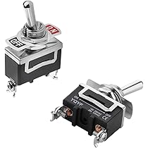 Amazon.co.jp: Fielect ミニトグルスイッチ ロッカートグル