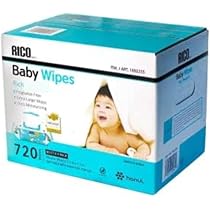Amazon.co.jp: コストコ RICO 赤ちゃん用 おしりふき 720枚（80×9個