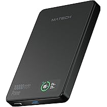 Amazon | MATECH Qi2 モバイルバッテリー マグセーフ 超薄型