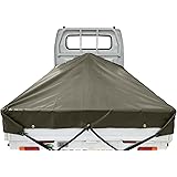 軽トラックシート スロープ型 シート単品 OD 国防色 (前)2.0ｍ・(後部)1.9ｍ×(長さ)2.15ｍ コードゴム4ｍ×2本付き 台形シート