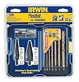 Irwin Industrial Tools 3018008 Unibit TiN TurboMax Pro Drill Bit Set 9-Piece [並行輸入品]
