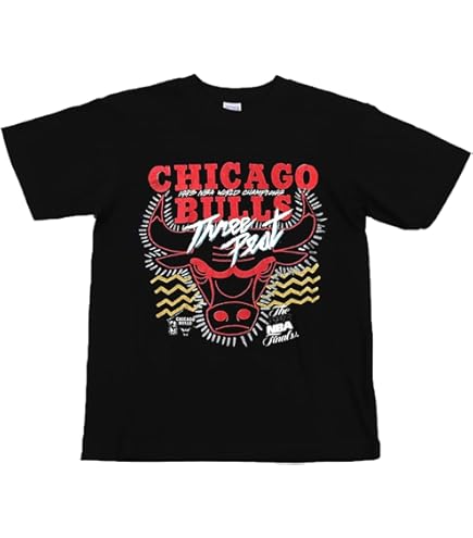 シカゴ・ブルズ グラフィックTシャツ ブラック 公式 Mens Chicago Bulls T-Shirts | DAZN