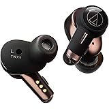 オーディオテクニカ ATH-TWX9 ワイヤレスイヤホン bluetooth 完全ワイヤレス マイク付 最大約18.5時間再生 ワイヤレス充電対応 マルチポイント 深紫外線除菌システム AmazonAlexa搭載 通話品質強化 低遅延モード IPX4
