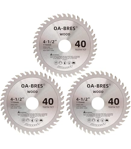 HARFINGTON 5pcs 5" Diamond Saw Blade, 7/8" (22mm) Arbor Cut Off