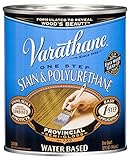 Rust-Oleum 239582H Varathane Water Based Stain and Polyurethane, Quart, Provincial [並行輸入品]