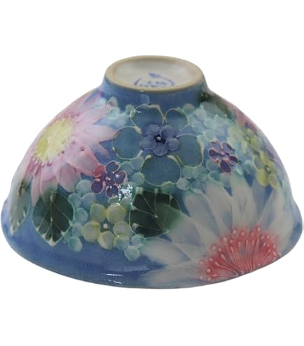 新品　工房ゆずりは　紫京花　飯碗 手造り 手描き 瀬戸焼 陶器 Amazon.co.jp: 工房ゆずりは 紫京花 飯碗 (ご飯茶碗) 手造り 手描き