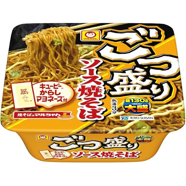 Amazon.co.jp: 東洋水産 マルちゃん ごつ盛り ソース焼そば 171g