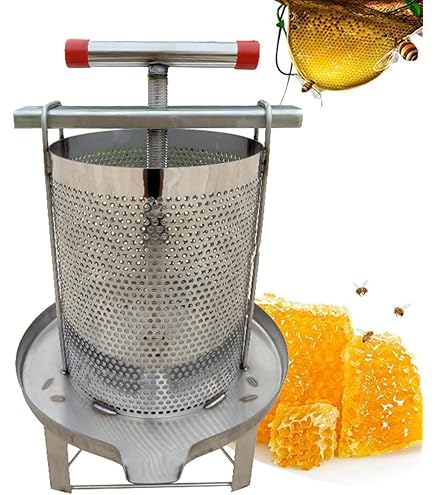 Amazon | CGOLDENWALL 蜂蜜 圧搾機 蜂蜜分離器 10L 全密閉型