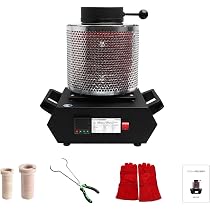 電気溶解炉 家庭用 Amazon | Kurflo 電気るつぼ炉 金属溶解炉 1150℃高温 セラミック坩堝付