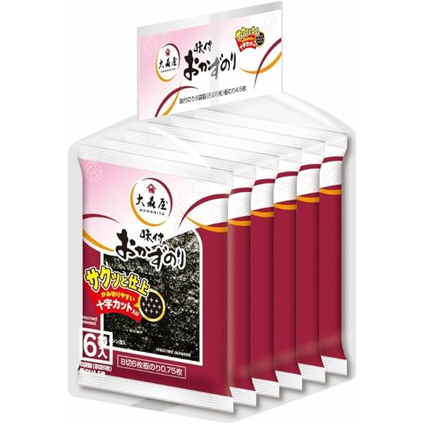 Amazon.co.jp: ニコニコのり 味おかず8袋 : 食品・飲料・お酒