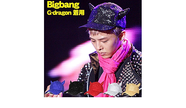 Amazon ゲット Bigbang ビッグバン G Dragon ジヨン Gd 着用 猫耳キャップ 角付きキャップ 可愛い個性キャップ 帽子 キラキラグリッター ツノキャップ レディース メンズ New Era風 ヒップホップ 衣装 ダンスウエア ファッション ダンス 男女兼用 Red キャップ 通販