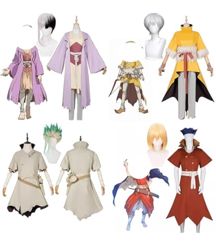 Amazon.co.jp: 和顺の动漫完全セット コスプレ Dr.STONE ドクター