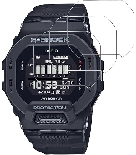 G-SHOCK　GBD-200　ブラック　画面保護シール貼ってます！ Amazon.co.jp: (3枚入り) Frgnie Compatible with Casio GBD-200