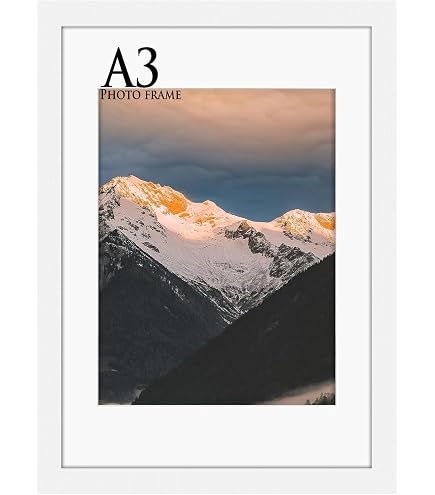 Picture Frames Tinkeps A2 Picture Frame White With A3 Mount ...
