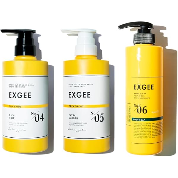 Amazon | EXGEE エグジー シャンプー 400㎖ ＆トリートメント