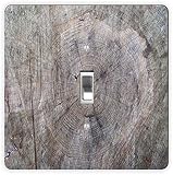 Rikki Knight Wood Tree Trunk-Single Toggle Light Switch Plate [並行輸入品]