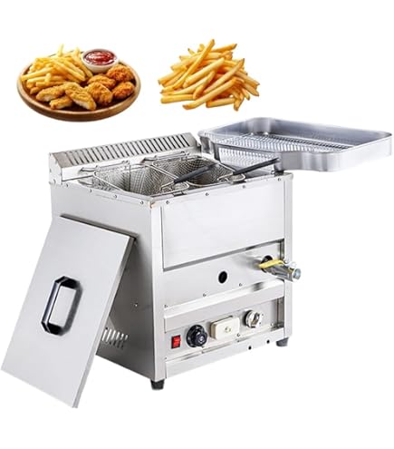 Amazon.co.jp: 業務用フライヤー マルゼン 涼厨ガスフライヤー 1槽型