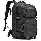 REEBOW GEAR Military Tactical Backpack Large Army 3 Day Assault Pack Molle Bag Backpacks Rucksacks for Outdoor Hiking Camping