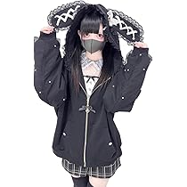 Amazon.co.jp: [ZYOOFOV] 地雷系 パーカー トップス レディース