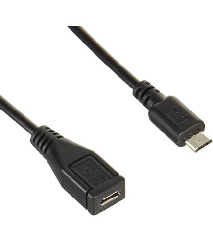 Amazon.co.jp: StarTech.com USB Micro-B 延長ケーブル 0.5m オス/メス