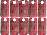 10 x Economy Large Red Adult Bib by Care Home Superstore