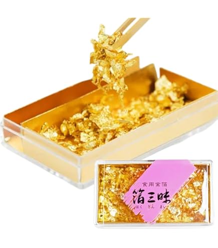 Amazon | 金の舞 切り廻し PC (SW) 食用金箔金粉 金沢箔一 | 箔一
