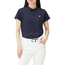 Amazon | [ジャックバニー] レディース 半袖 モックネックシャツ