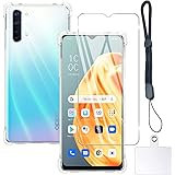 対応 OPPO Reno3 A ケース クリア ケース OPPO Reno 3 A カバー TPU 保護ケース カバー背面 + OPPO Reno 3A ガラスフィルム OPPO Reno3A フィルム 日本旭硝子製 フィルム OPPOReno3A 