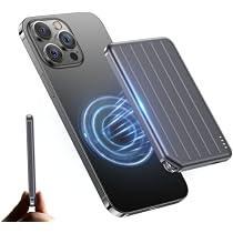 Amazon | モバイルバッテリー MagSafe対応 超薄型 8mm 軽量 小型