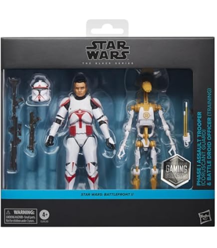 Hasbro Star Wars Black Series Set 4 Figure Primo Ordine - AT-AT Driver, R5 Droid, Mouse Droid, Generale Hux