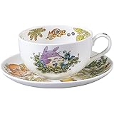Noritake ノリタケ ミルクティー カップ & ソーサー 325cc となりのトトロ おおいぬのふぐり編 電子レンジ対応 1客 ボーンチャイナ T97285A/4660-1