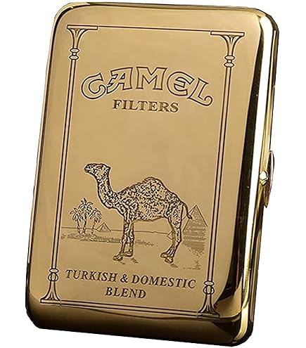 Amazon.co.jp: メタルシガレットケース、ホールド16タバコヴィンテージ